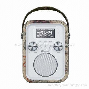 High-volume 5W Bluetooth Speaker with Remote Control and Wooden Box